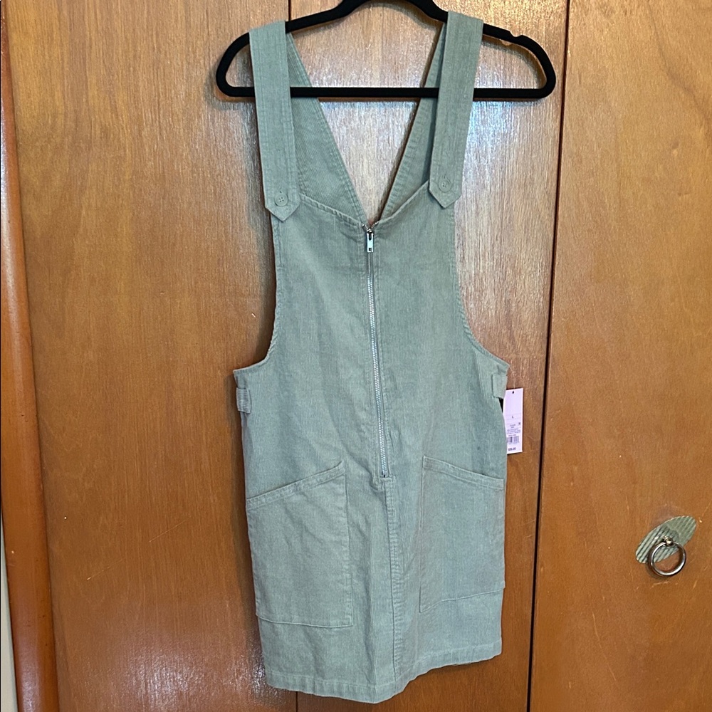 Wild Fable Green Overall Dress